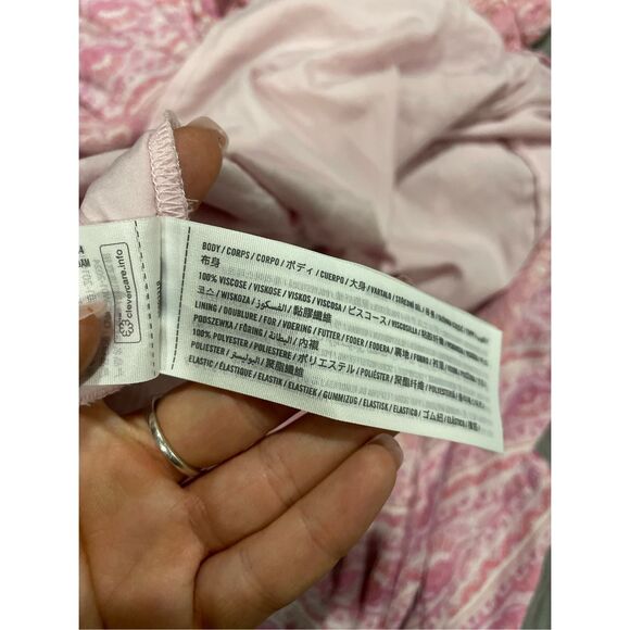 Hollister Pink Paisley Print Small Halter Y2K Style New - Picture 10 of 10